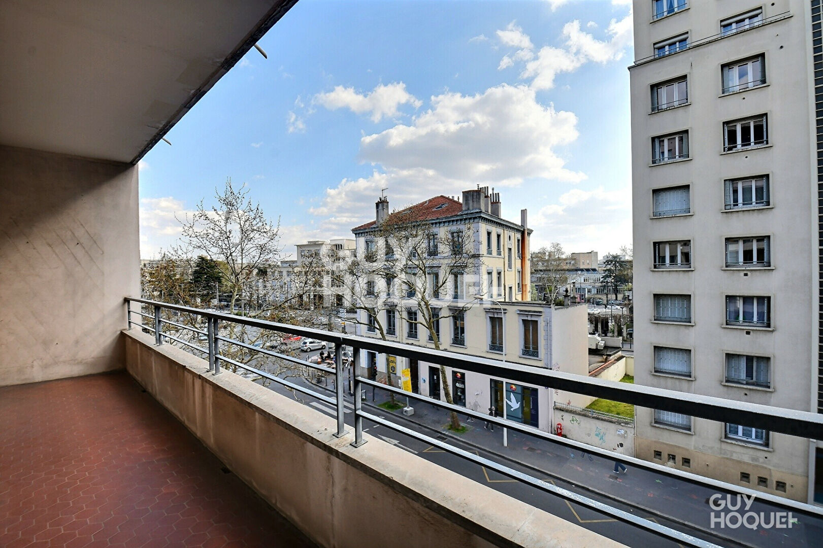 Appartement T4 traversant avec balcon, 85 m²  entre Monplaisir et Montchat