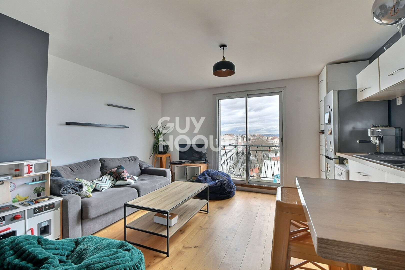 À vendre, Appartement T3 lumineux avec balcon et cave, prox. Montchat Lyon 3ème (69003)