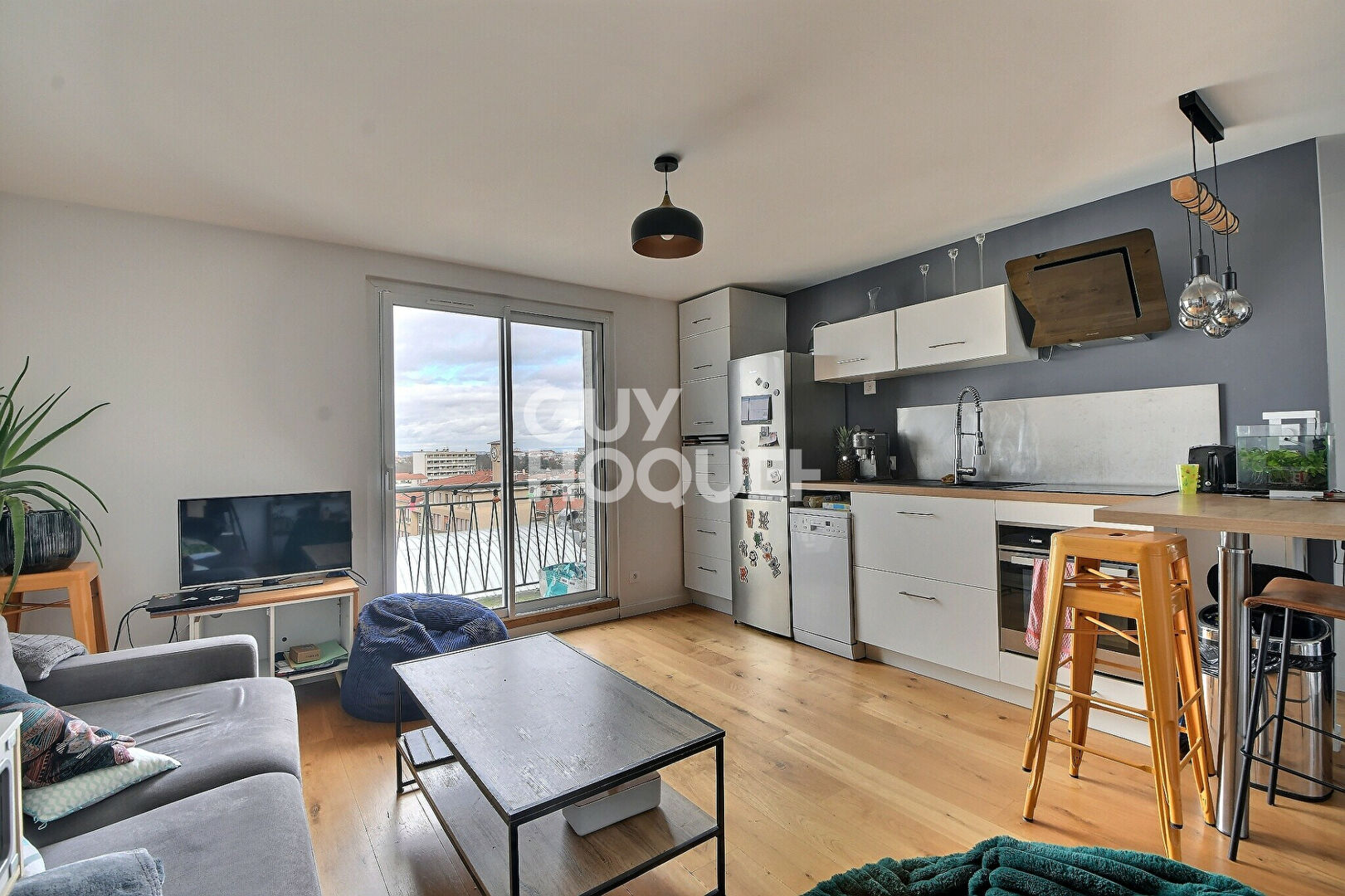 À vendre, Appartement T3 lumineux avec balcon et cave, prox. Montchat Lyon 3ème (69003)