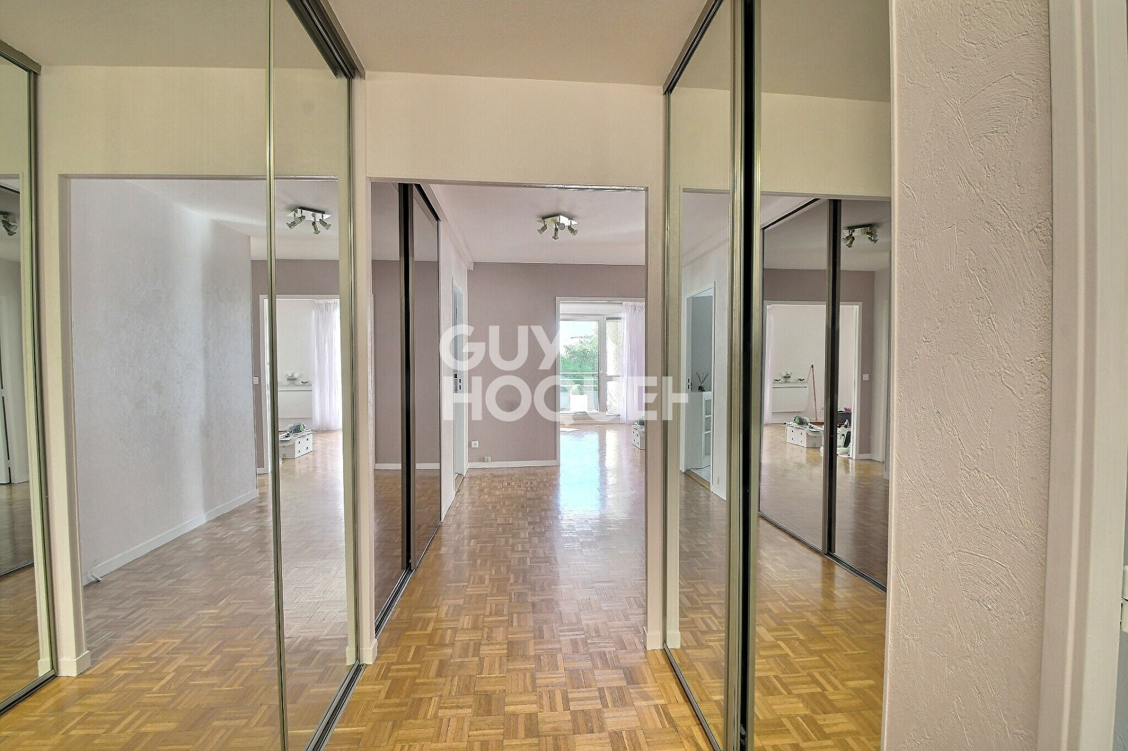Appartement type T5 de 106 m² avec 2 balcons, cave, garage et parking, secteur Maison de la danse, Lyon 8ème (69008)