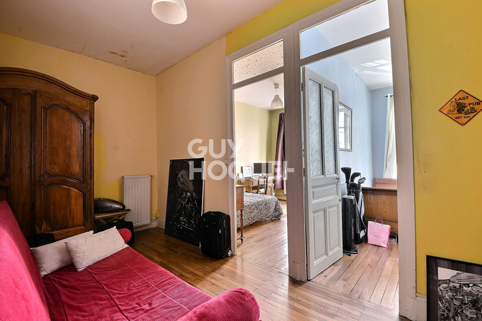 A VENDRE - Appartement T4 de caractère, 98 m² lumineux, Villette Part-Dieu - Lyon 3ème (69003)