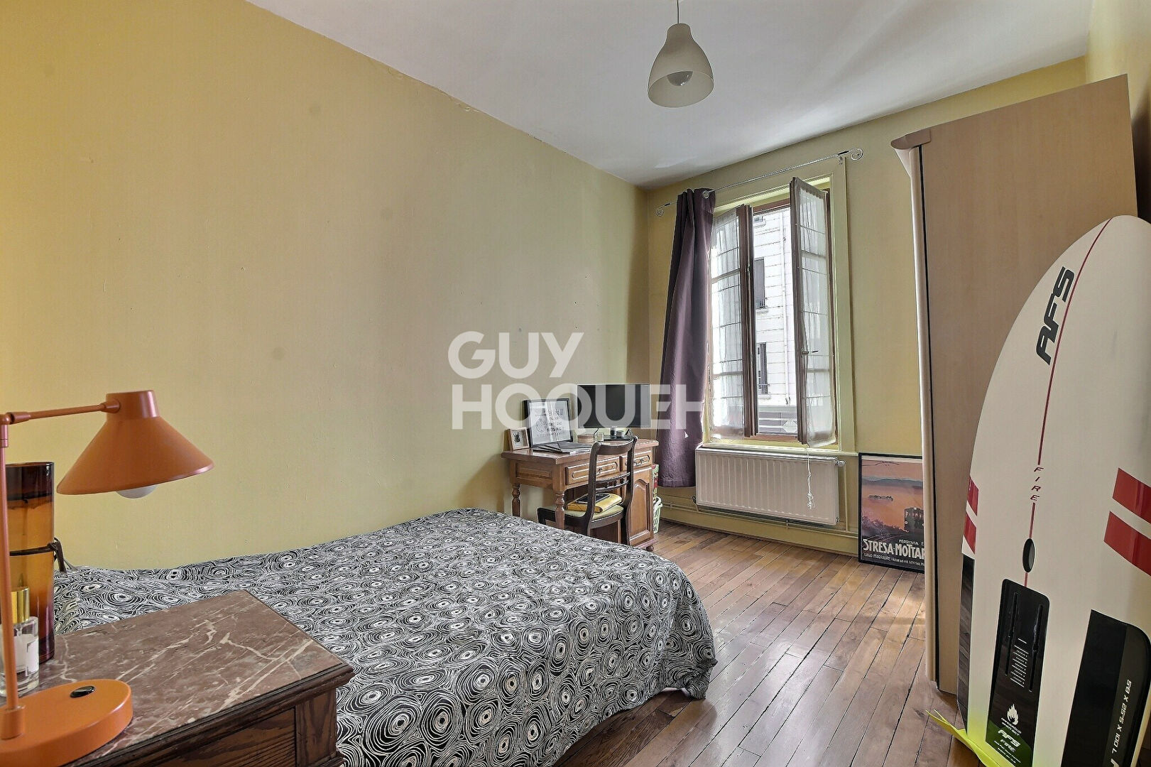 A VENDRE - Appartement T4 de caractère, 98 m² lumineux, Villette Part-Dieu - Lyon 3ème (69003)