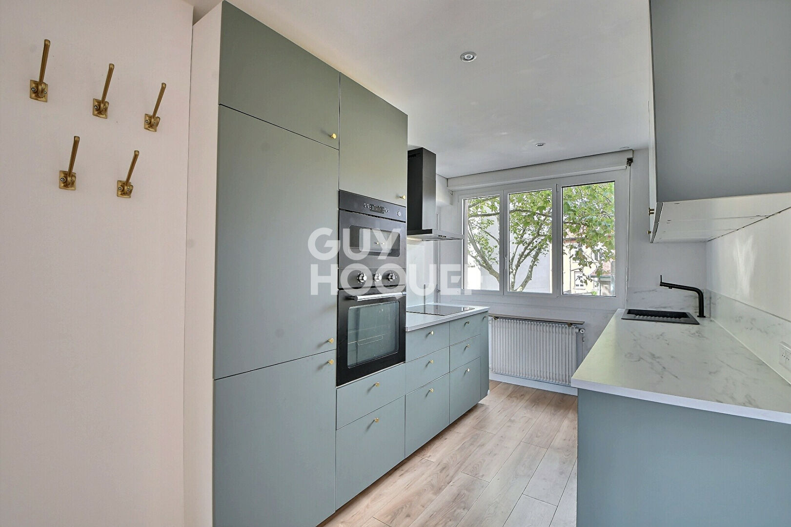 Appartement T4 traversant de 86 m² avec balcon, garage et cave, Lyon 3ème (69003)