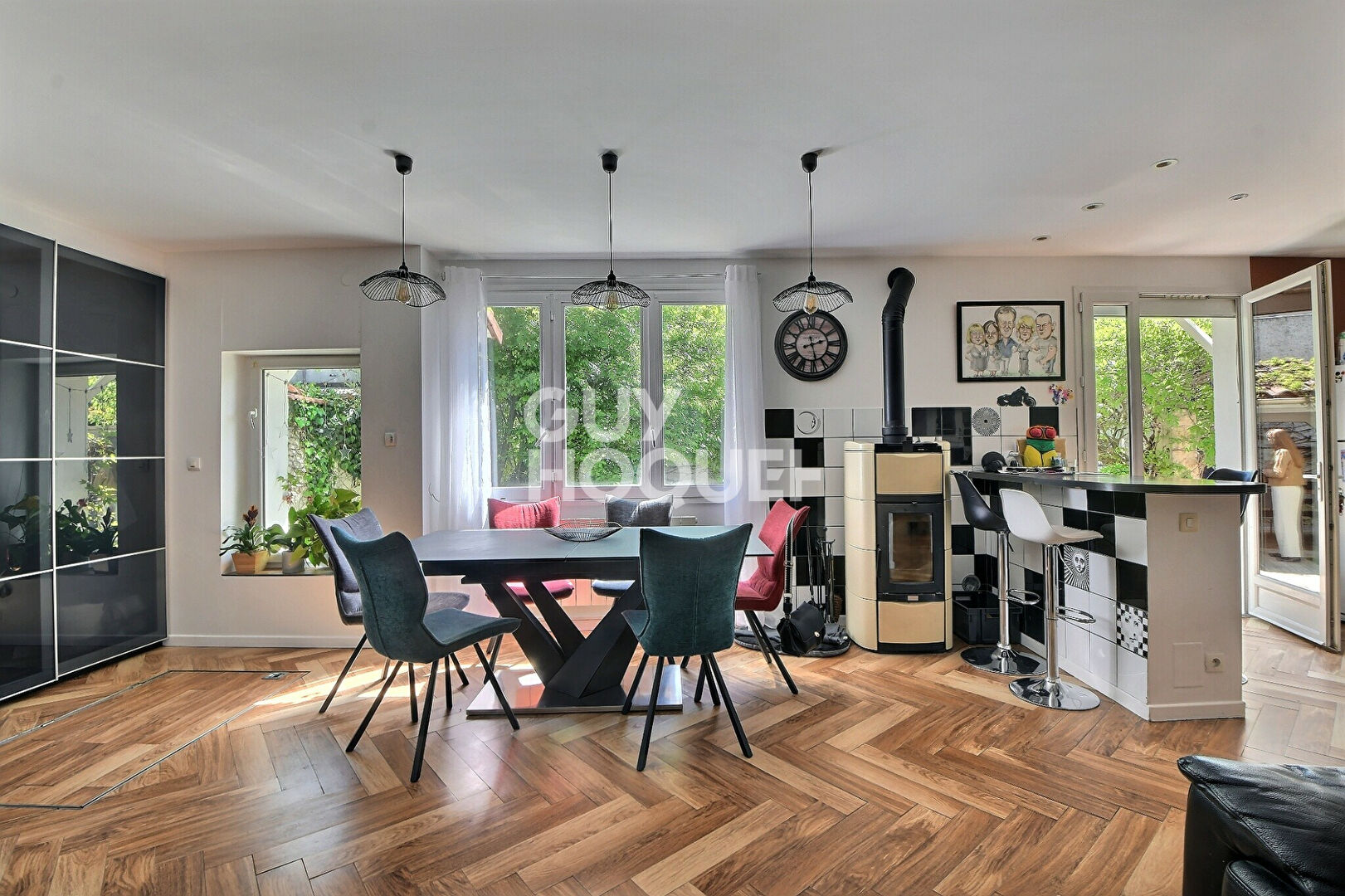 Maison de charme T5 - centre de Montchat, Lyon 3ème (69003)