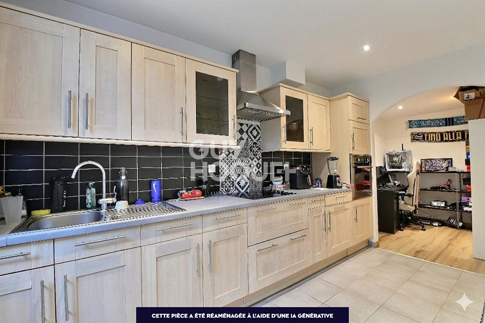 (Visite virtuelle) A vendre, appartement de type T1 bis de 36 m²  avec cave, Lyon 3ème arrondissement (69003)