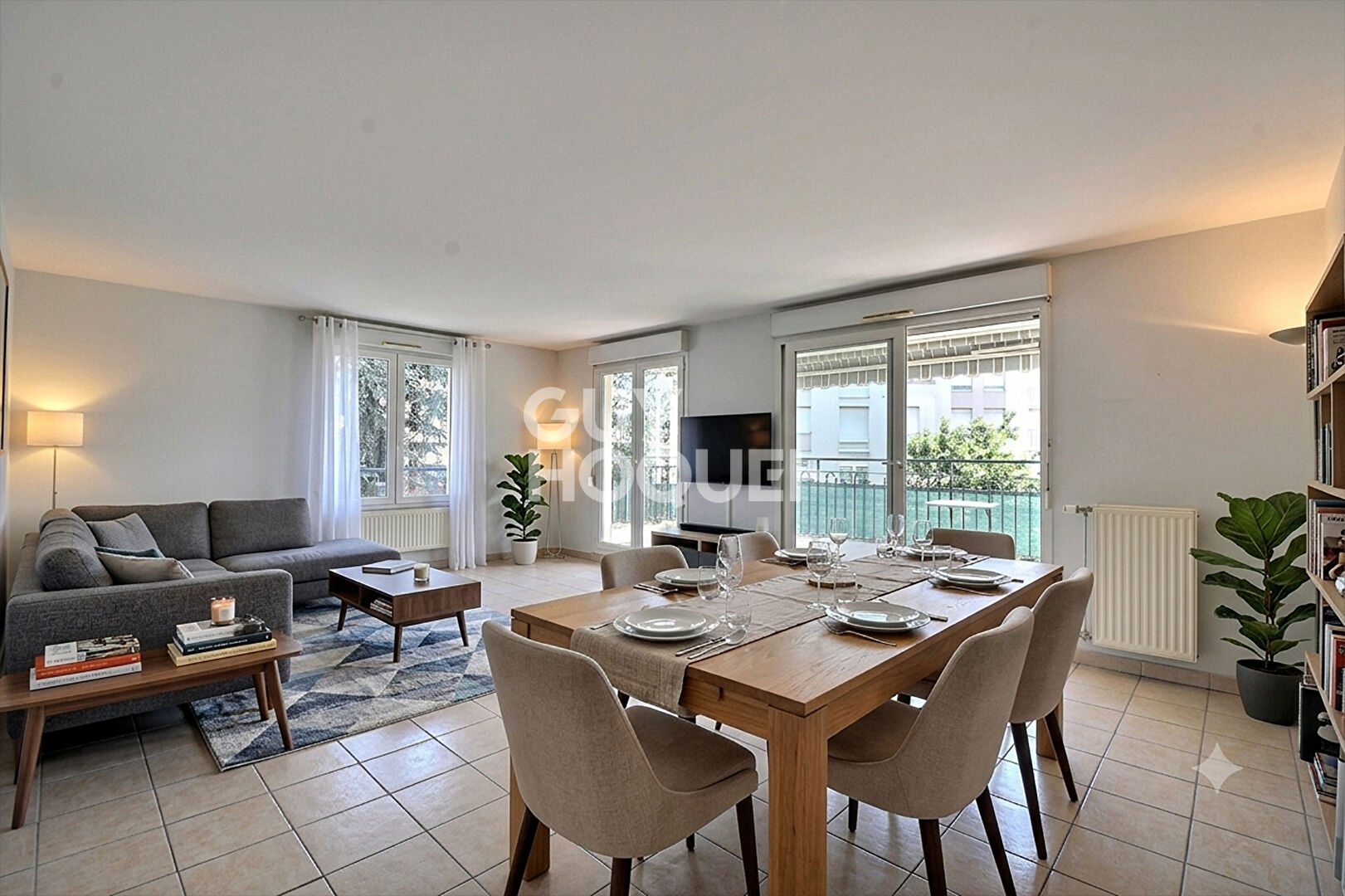 Grand T5 de 110 m², Calme, Terrasse, Garage, Montchat Place Ronde, Lyon 3ème (69003)
