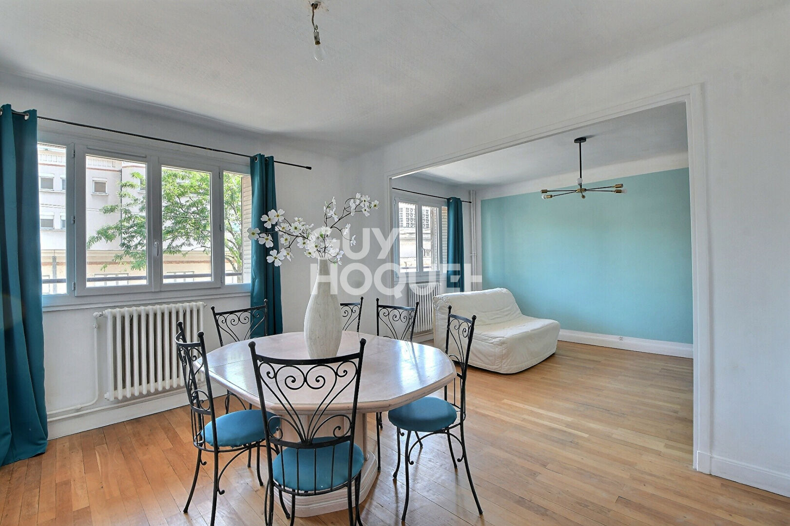 Grand T4 traversant et lumineux de 101 m²  - Lyon 3e (69003)