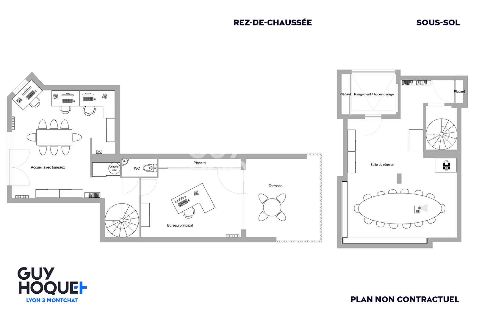 MONTCHAT / Cours Docteur Long - A vendre, LOCAL COMMERCIAL de 49 m² avec un garage dans le 3ème arrondissement de Lyon (69003)