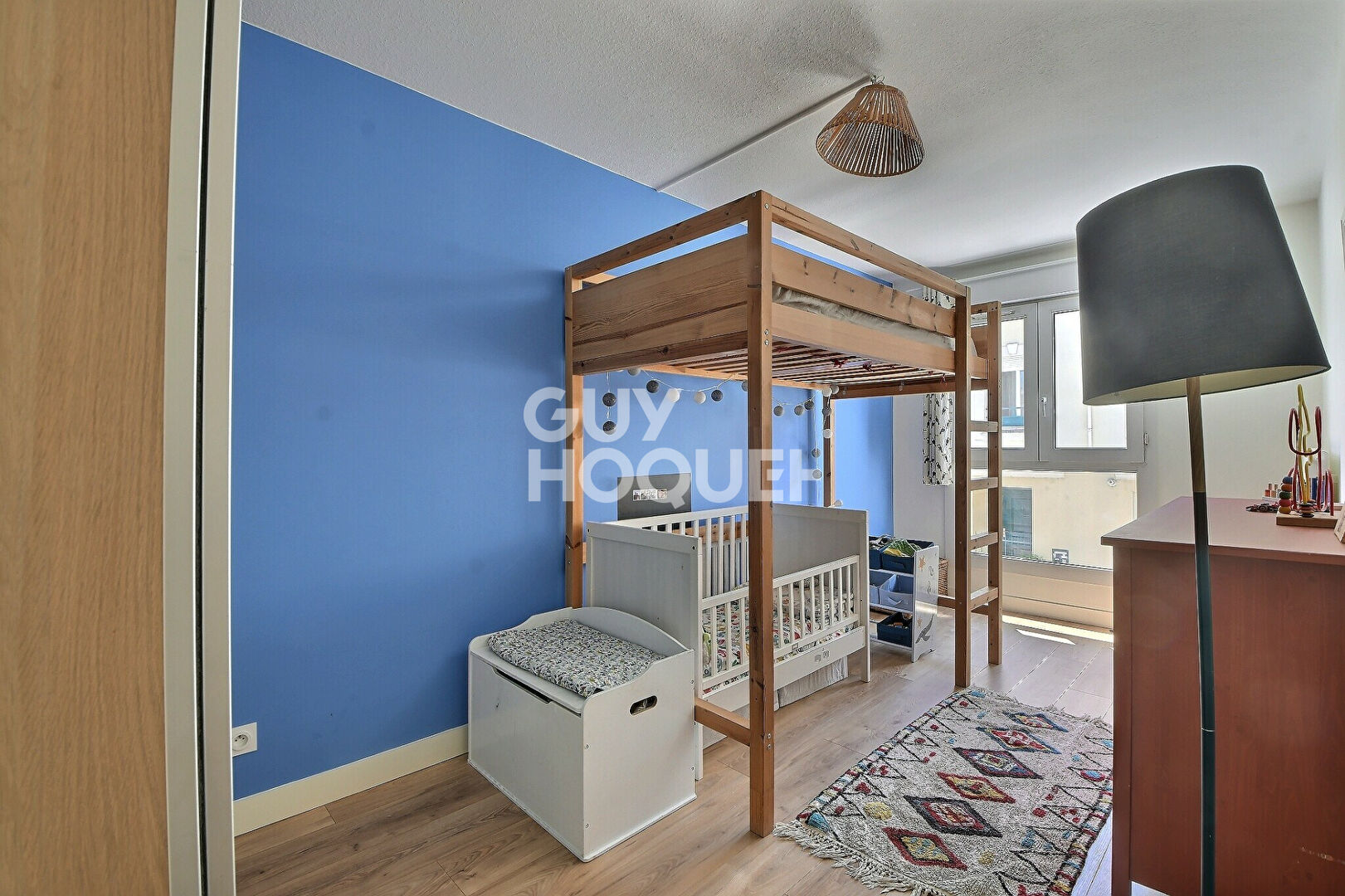 (Visite virtuelle) - A vendre T4 rénové de 105 m2  avec cave au Coeur de Montchat, LYON (69003) 3ème arrondissement