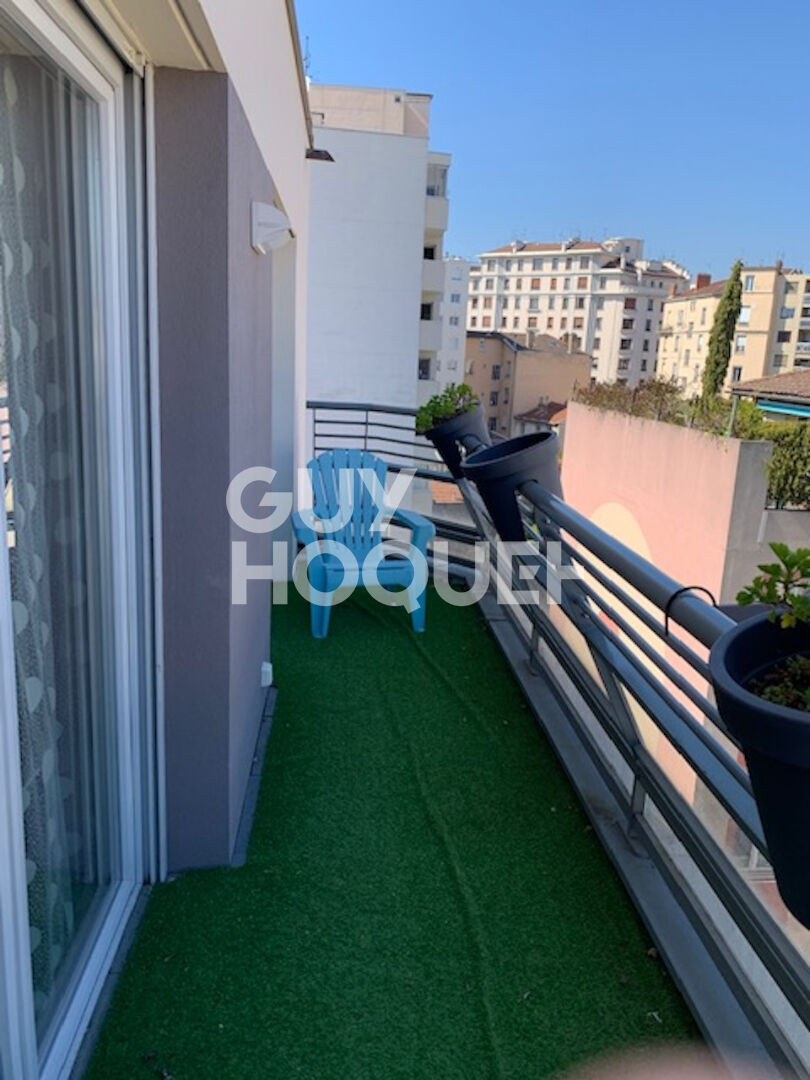 A louer T4 de 75.76 m2 avec terrasse et garage à Lyon 3 Lacassagne.
