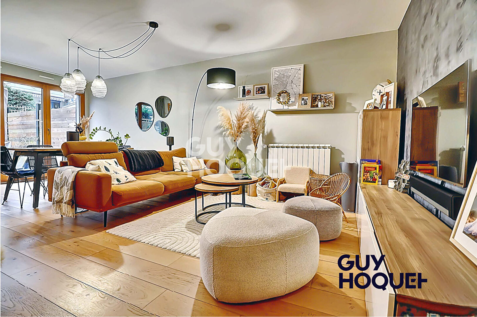 A vendre - Appartement en rez-de-jardin -Villeurbanne Gratte-Ciel - 3 pièces 64 m2