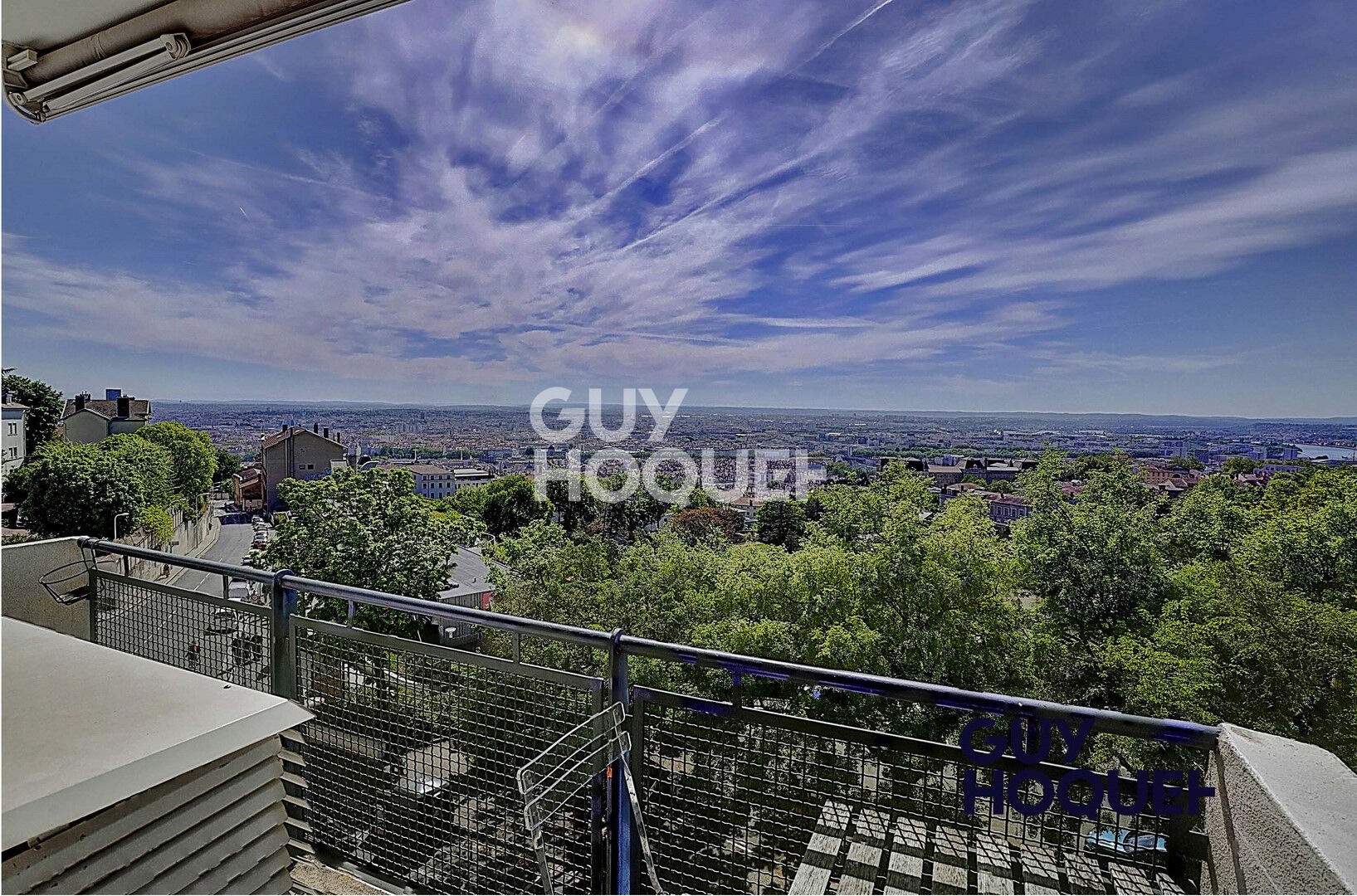 Appartement vue Lyon - Fourvière - Lyon 5 pièces - 3 ch - 86 m2