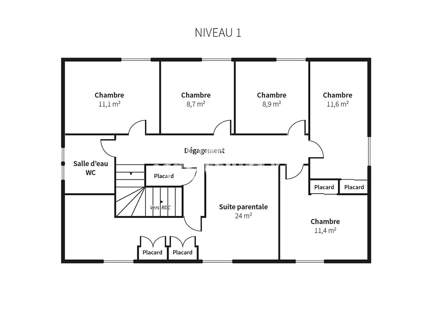 A vendre maison de 205 m² carrez et 290 m² utile  à Rive de GIER
