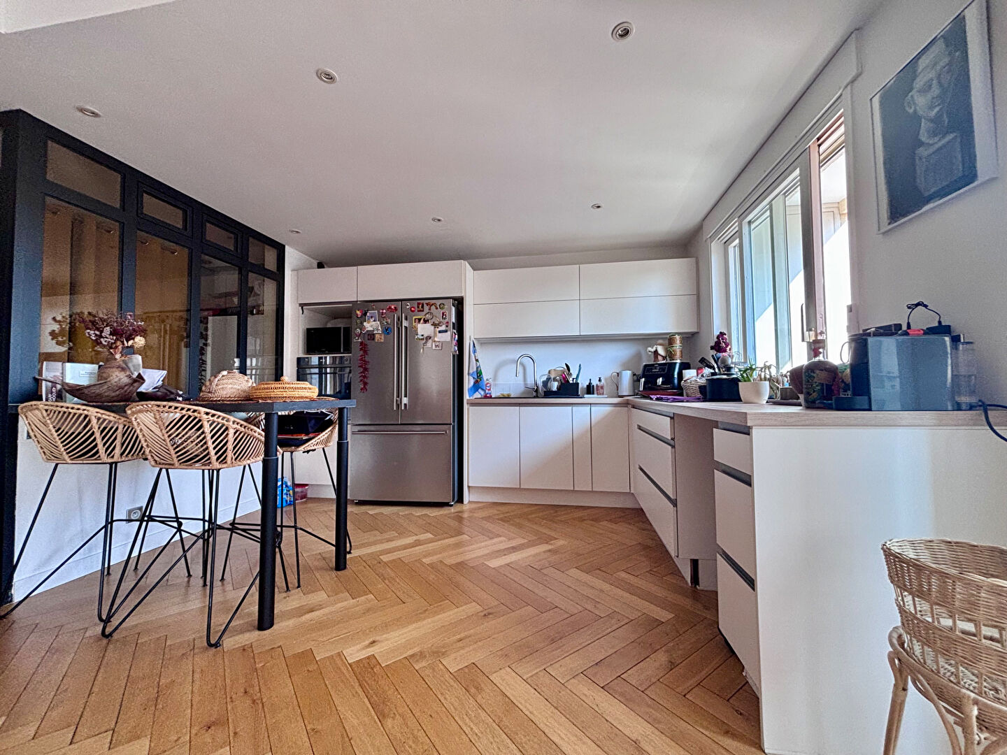 Masséna Appartement 3 pièces 79m2 - étage élevé - balcons & parking