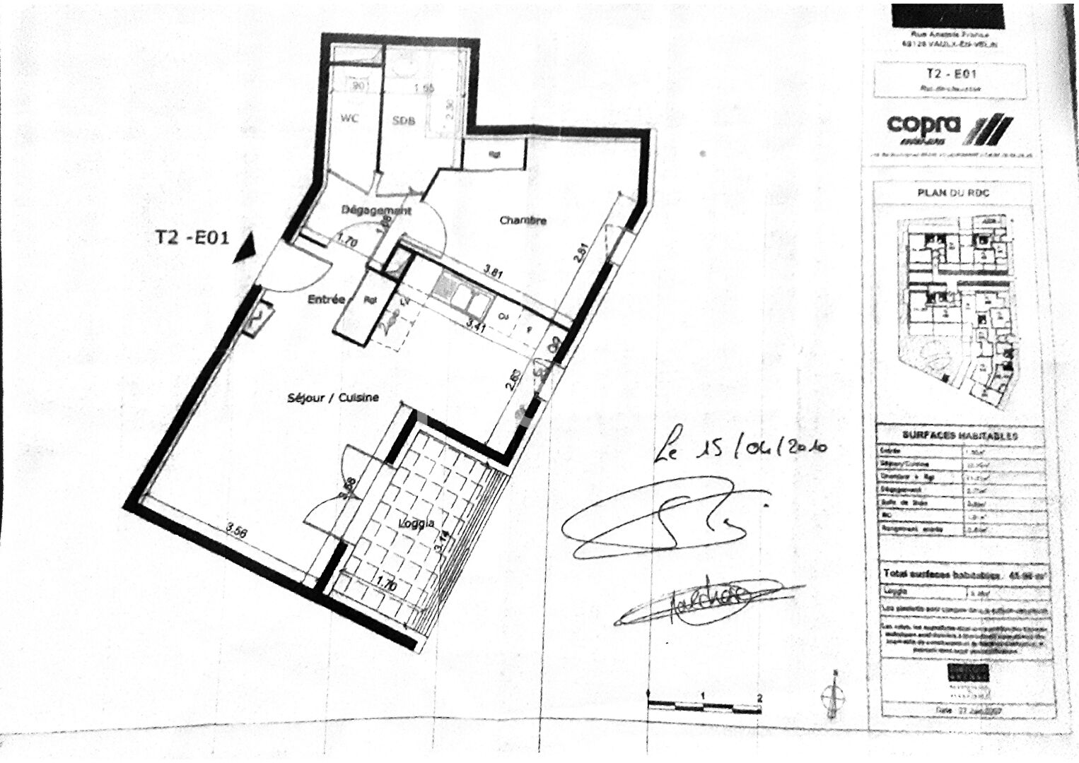 T2 - Rez-de-jardin - Carré de Soie