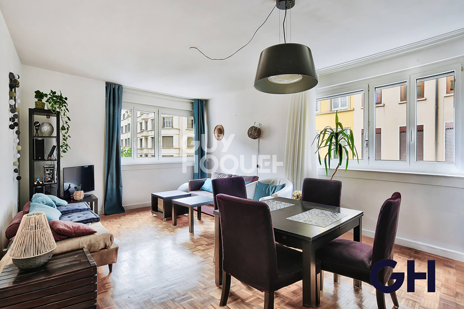 Charmant et lumineux T2 de 55 m² à Lyon 6 - Emplacement rare et vue dégagée !