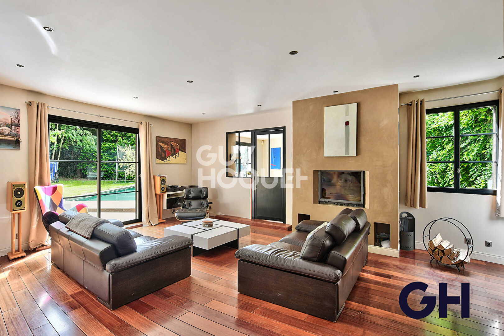 Maison contemporaine avec piscine et jardin Caluire-et-Cuire