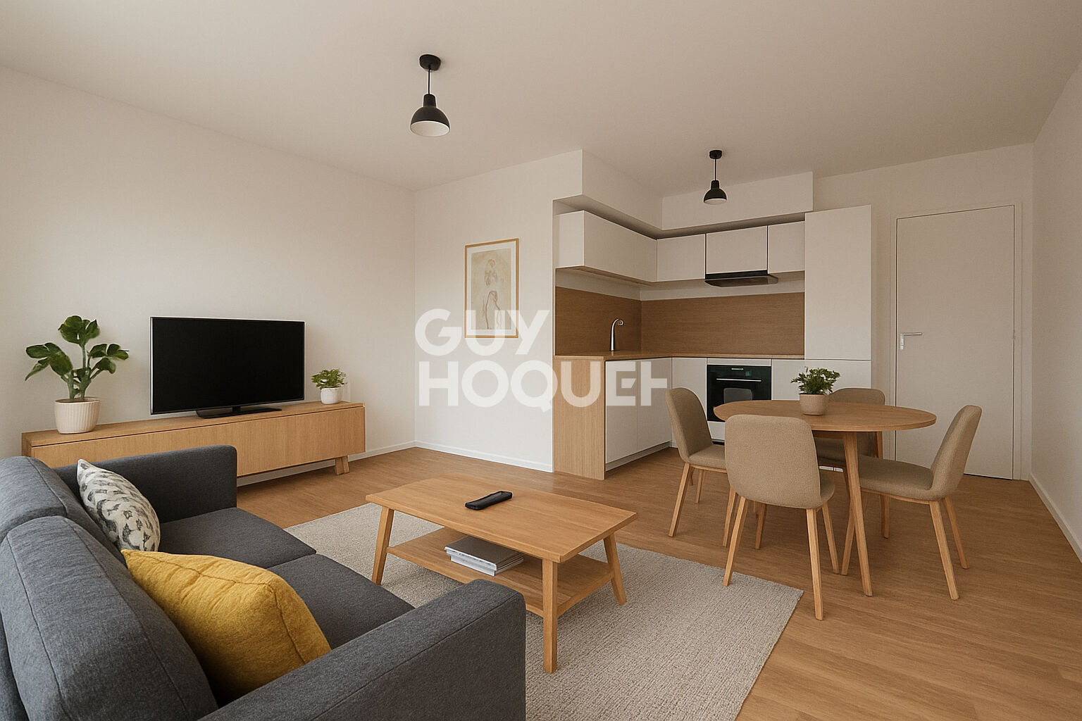 Proche métro Cuire - 50m2 T2 - Dernier étage - Caluire Et Cuire