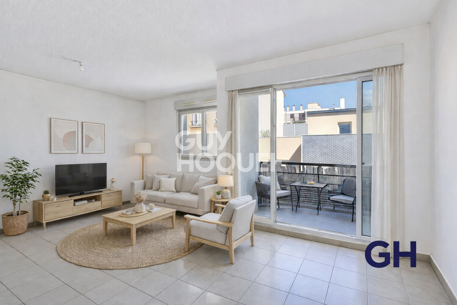 Appartement Villeurbanne 3 pièces 60 m² avec balcon et garage