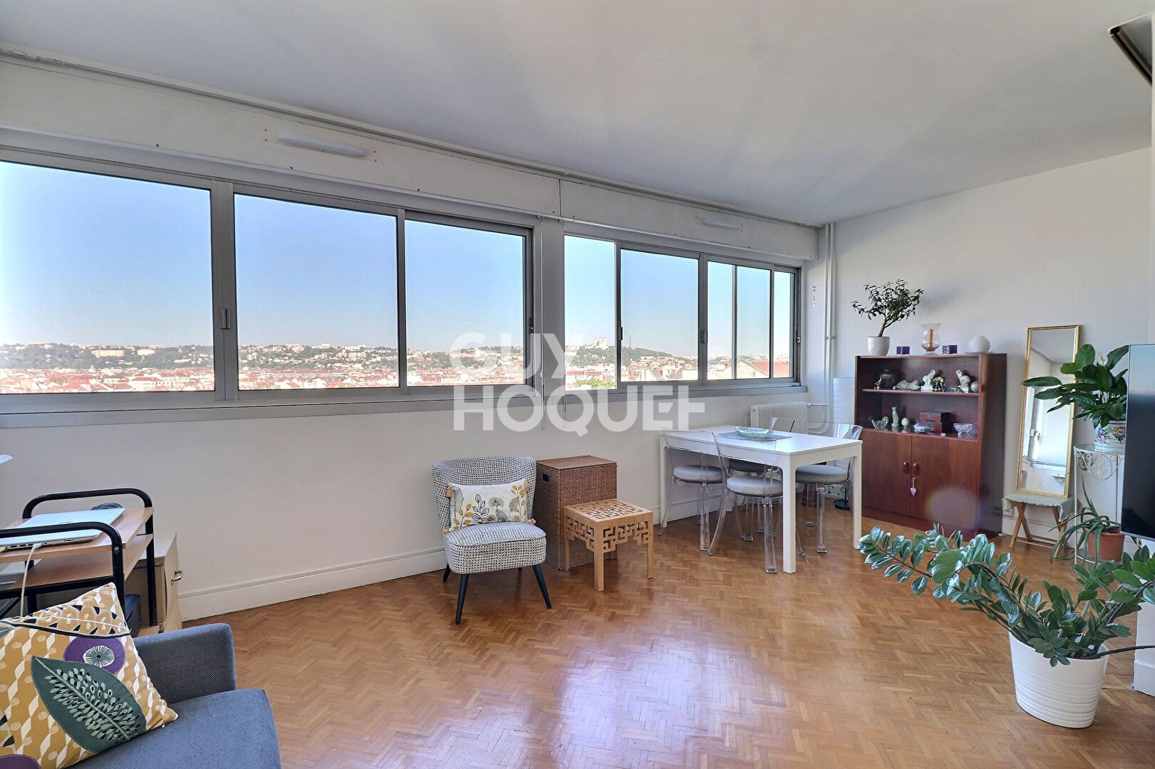 T1bis avec vue panoramique sur Lyon - quartier Garibaldi