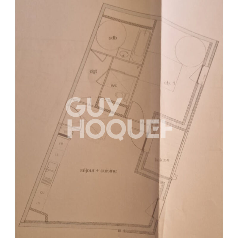 T2 récent avec stationnement secteur Jean Macé