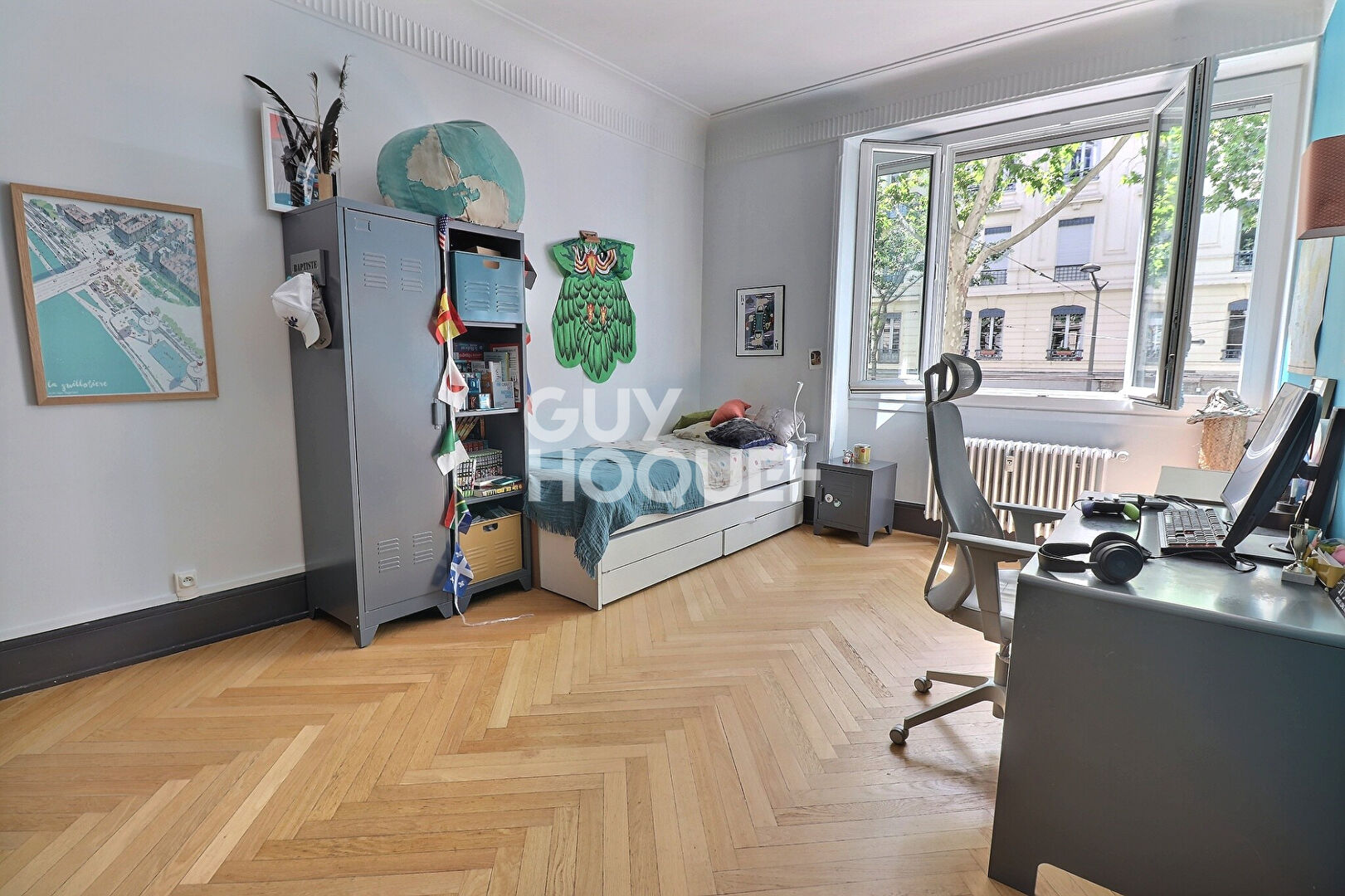 T4 avec cachet dans un superbe immeuble Art Déco - Saxe Gambetta