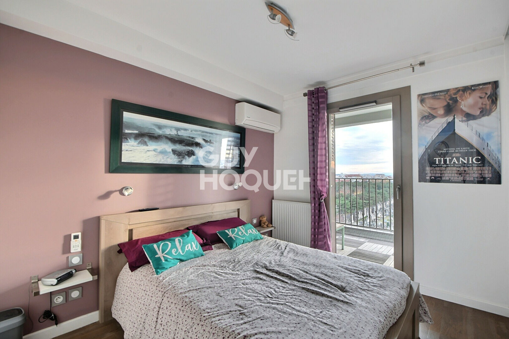 À VENDRE, DERNIER ETAGE, Appartement lumineux de 104 m² avec double balcon et vue dégagée, Dernier étage, Lyon 8ème (69008)