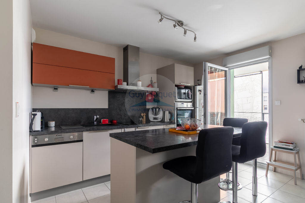 (visite virtuelle) A vendre, appartement de type T4 avec garage à la limite de Lyon 8 (69008)
