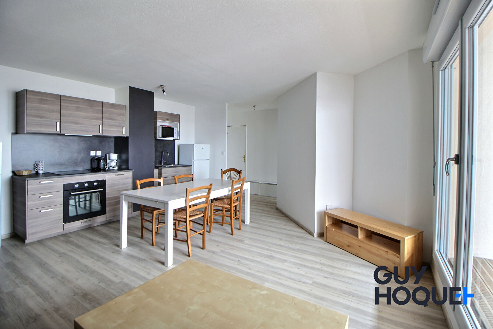 T2 meublé - 47m² - Balcon - Parking