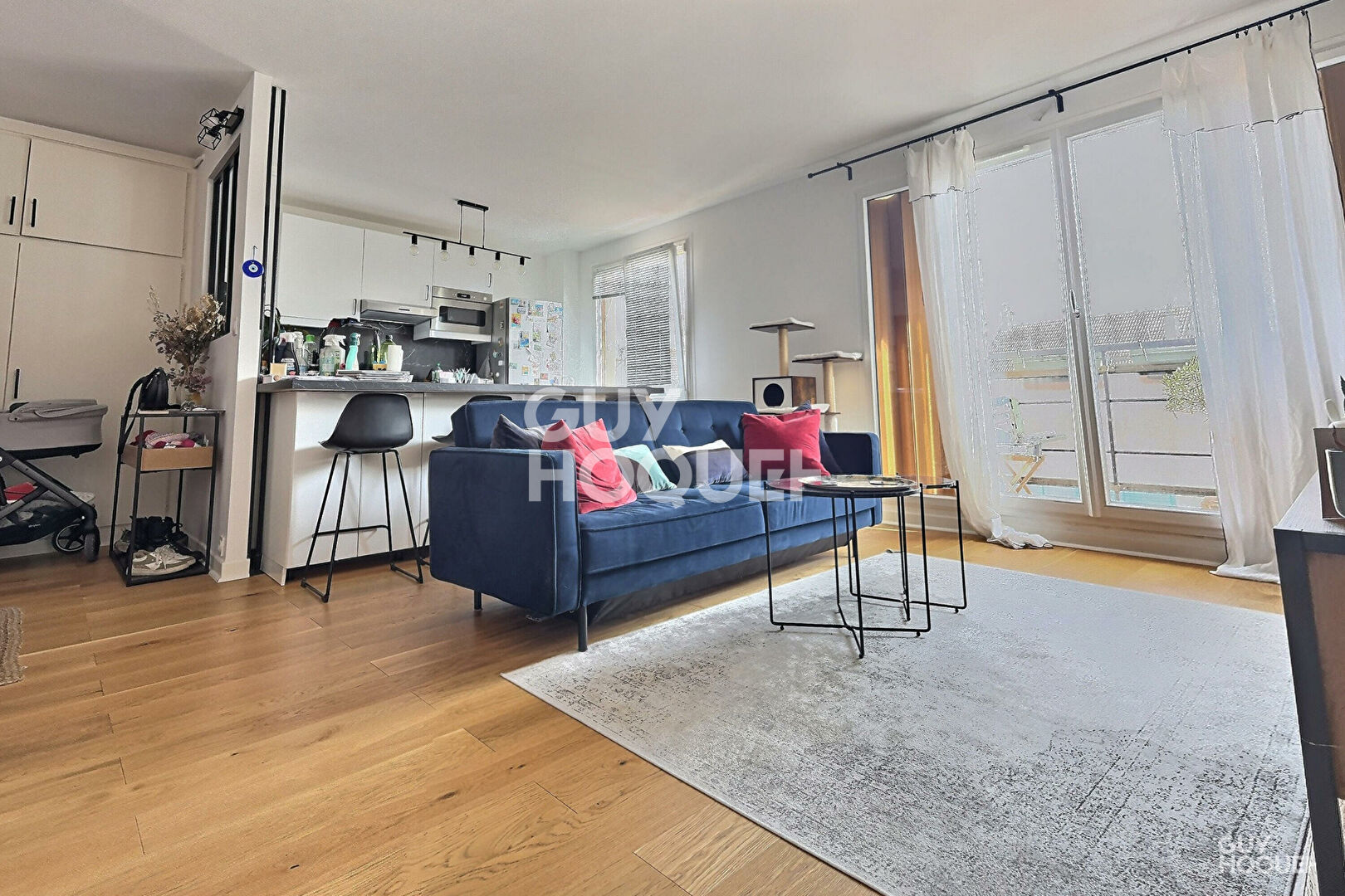 ALFORTVILLE - HYPER CENTRE - 2P MEUBLE AVEC CAVE ET PARKING