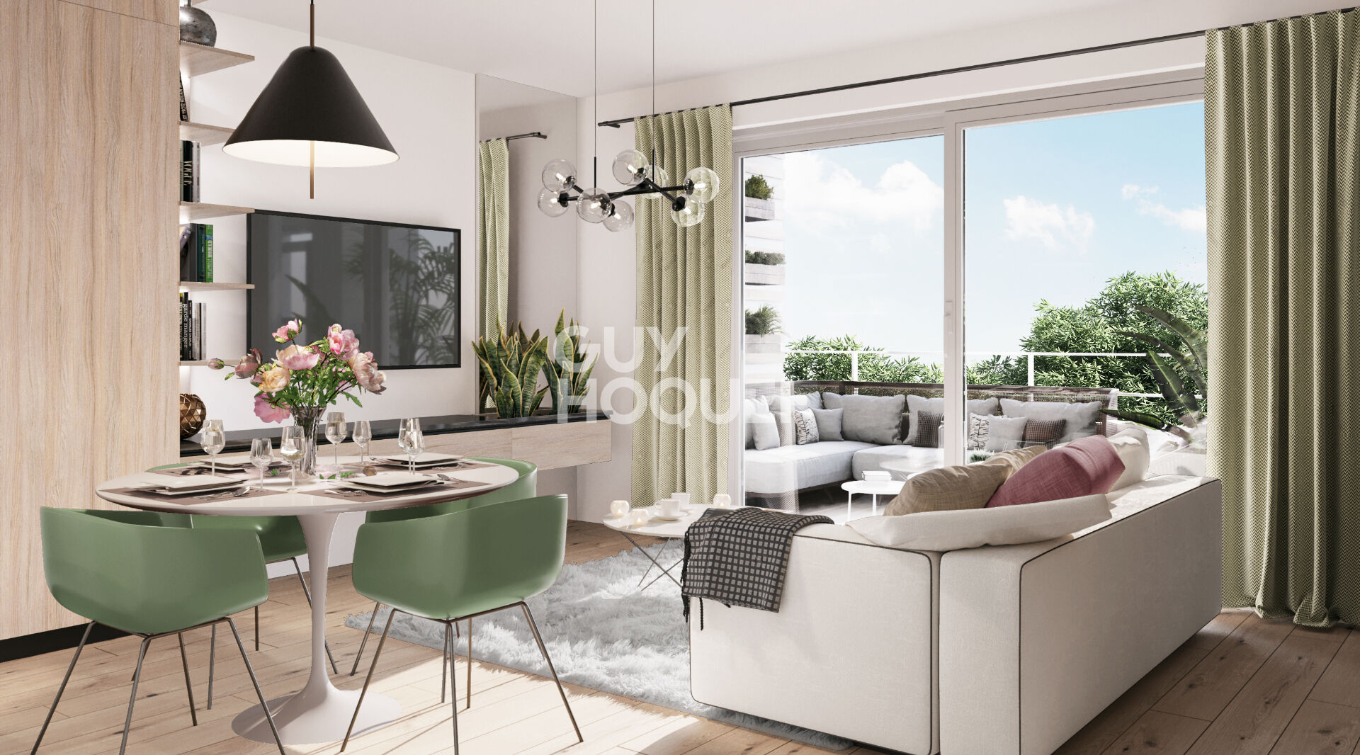 Appartement attique T5 - Programme Neuf  -  METZ  "Signature "-  quartier Lothaire"   - A31/ A4