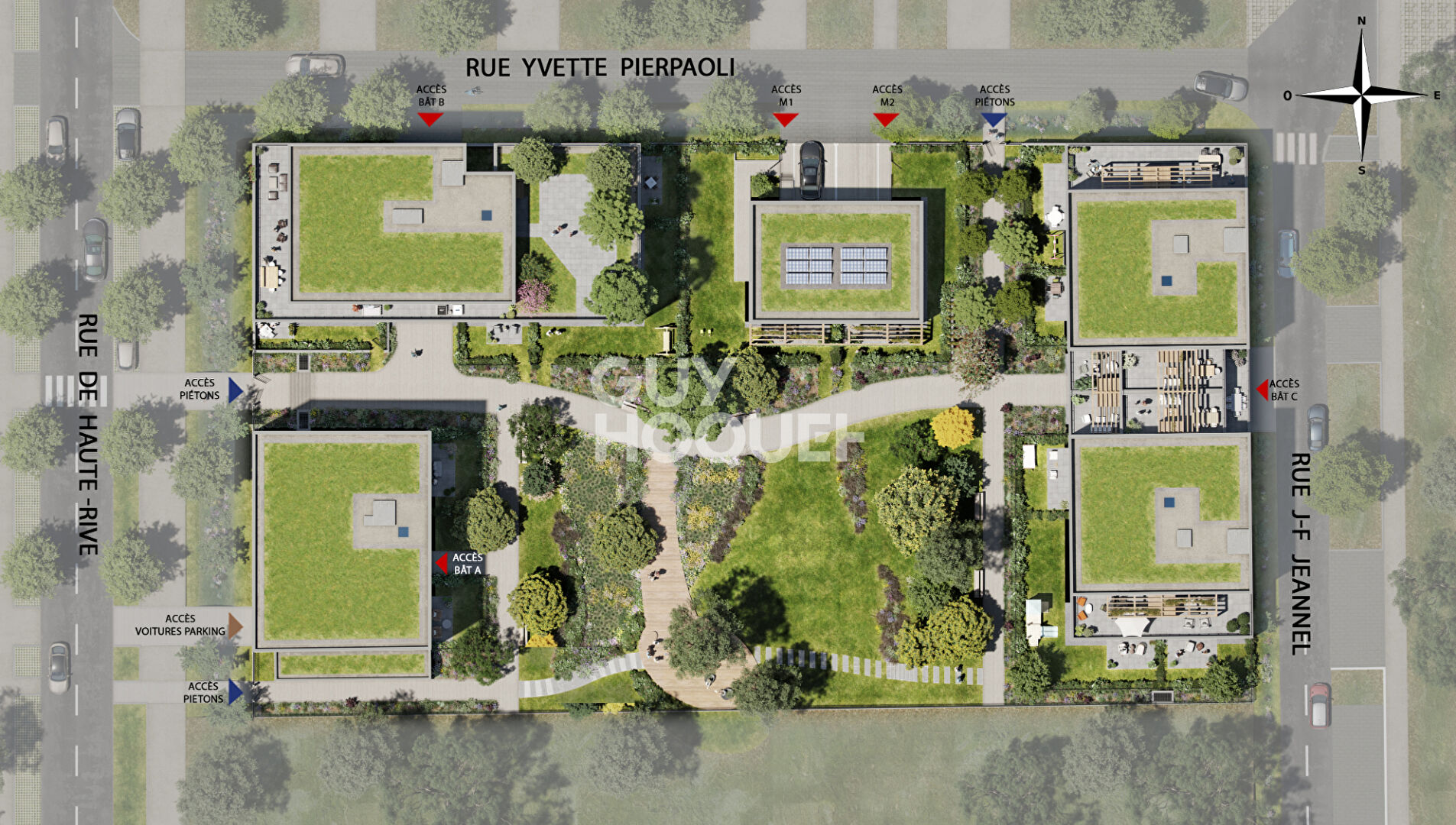 Programme NEUF - VEFA . appartements, duplex et maisons - "MILLESIME"  Metz - nouveau quartier-coteaux de la Seille- axe autoroutier : A31