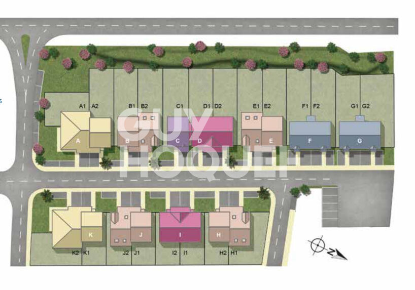 Nouveau programme neuf - Le Chemin des Jardins à METZERESCHE - Axe  Metz - Thionville - Luxembourg
