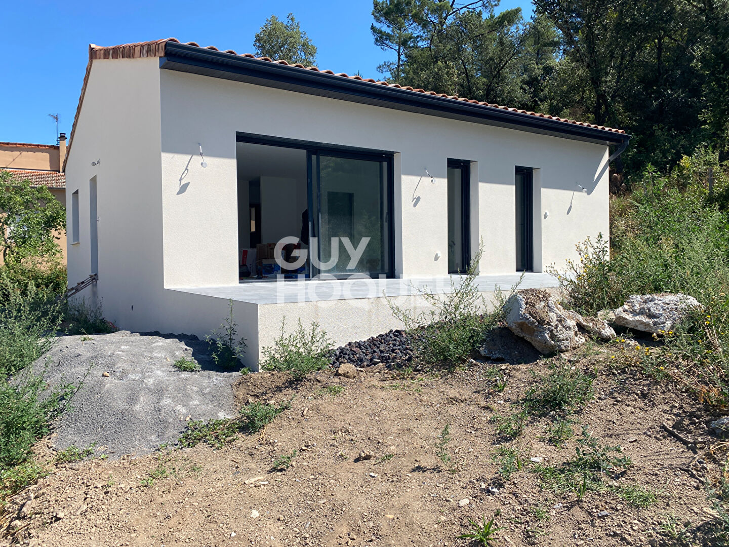 À VENDRE - Maison neuve de plain-pied - 3 chambres - Normes RE 2020 - Jaujac