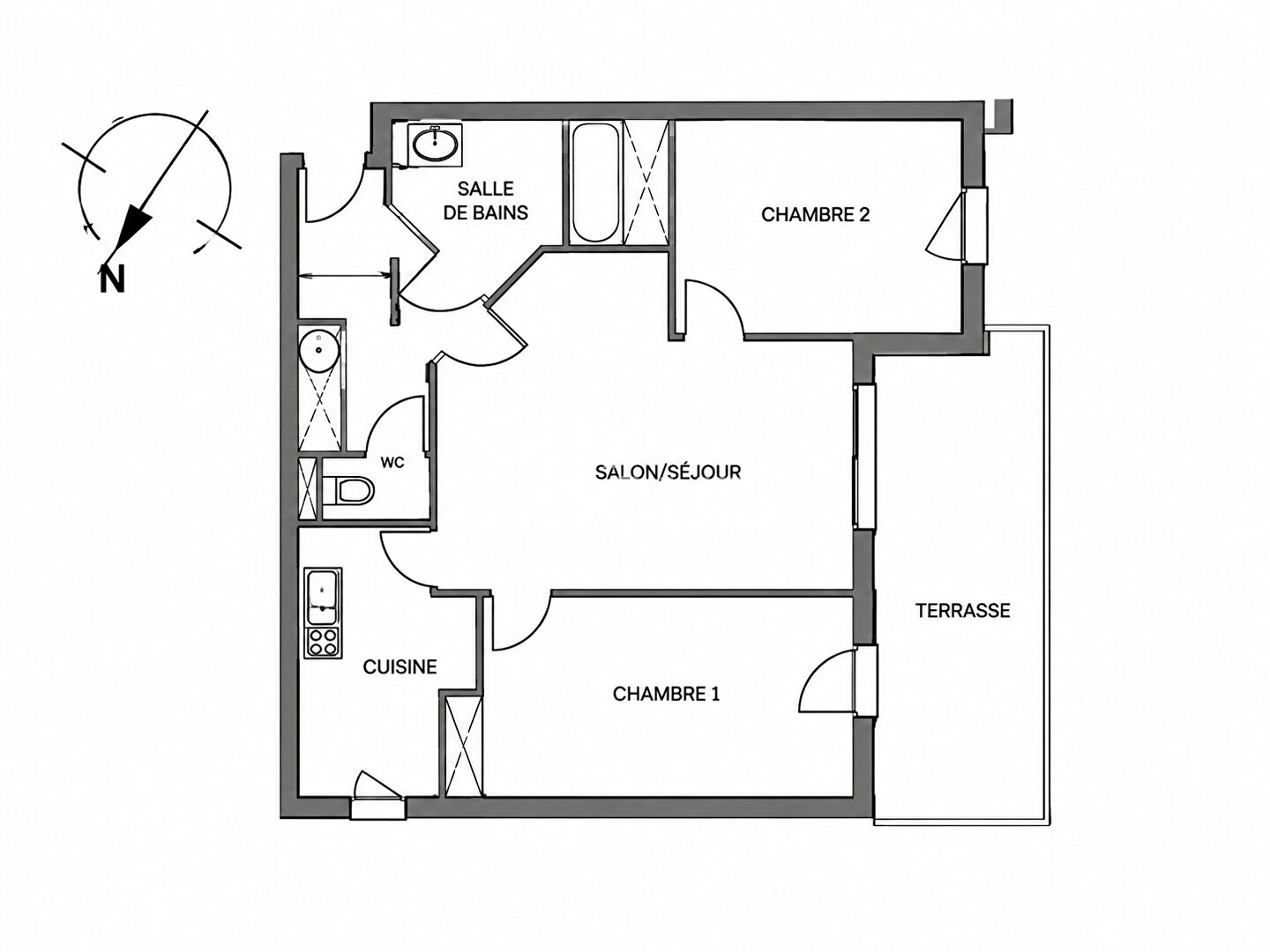 Appartement 3 pièces à vendre à Aubenas - Exclusivité Guy Hoquet