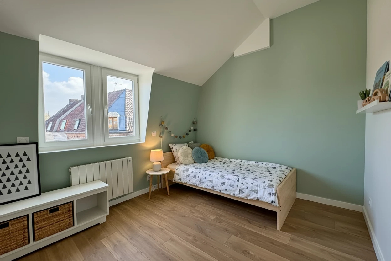 Maison 110m² Villeneuve D Ascq 3 chambres en suite, jardin, garage