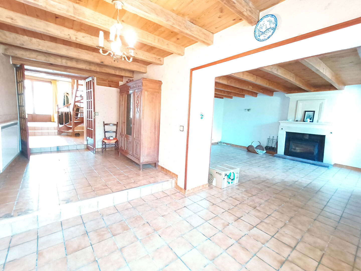 Maison charentaise 4 chambres, garage