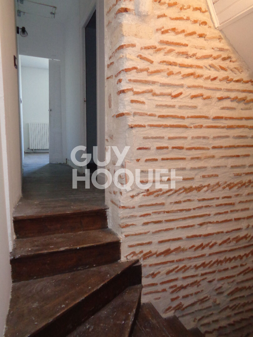 Maison de ville Marmande, 3 chambres et jardin.