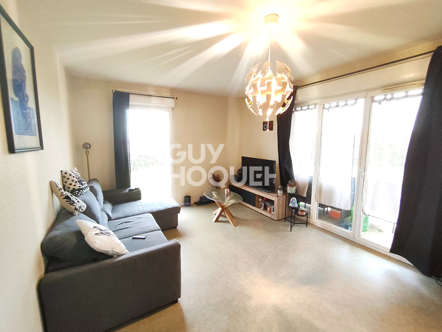 Appartement  plein pied 2 chambres,  jardin