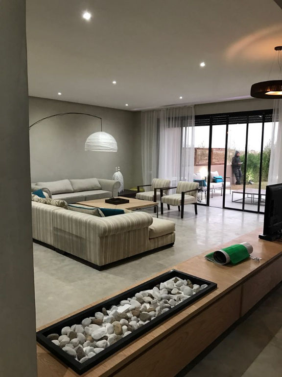 Villa d'architecte moderne avec vue sur golf et sur l'atlas à vendre