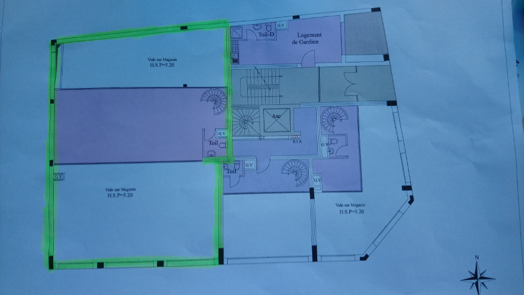 Local commercial  270 m2