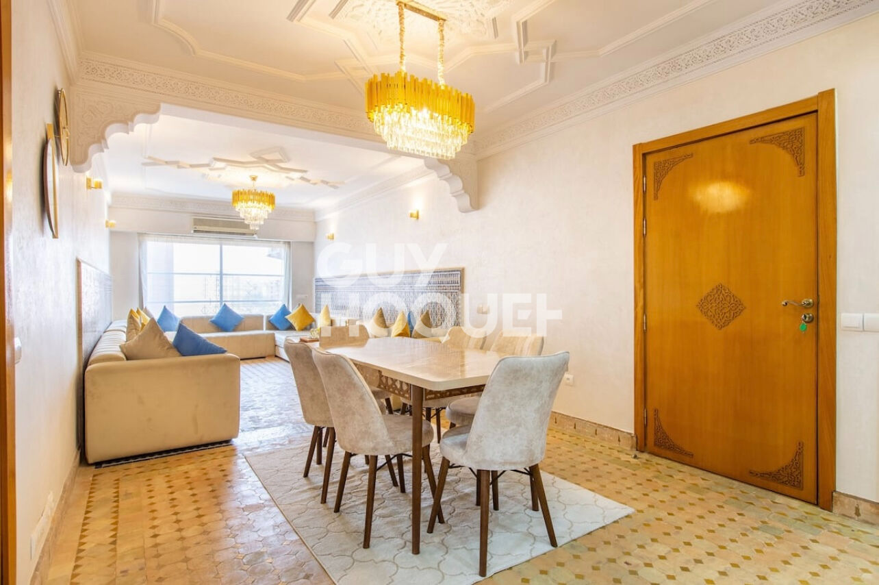LOCATION : appartement 3 pièces (102 m²) à GUELIZ.