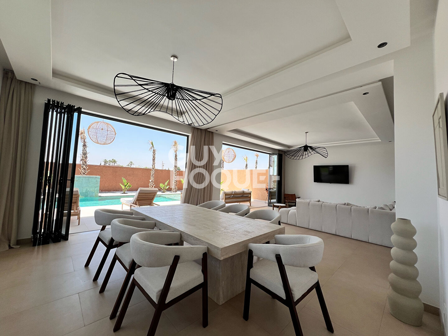 ROUTE DE L'OURIKA KM 10 VILLA INDIVIDUELLE  Type 4  avec des surfaces de terrain de 993m² à 1 225 m²) à Marrakech