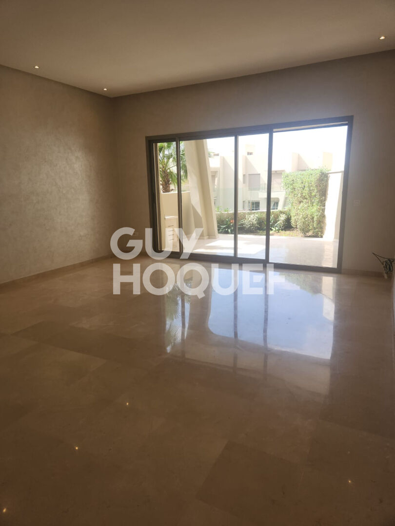 Très beau rez de jardin dans une résidence prémium à Bouskoura Ville Verte.