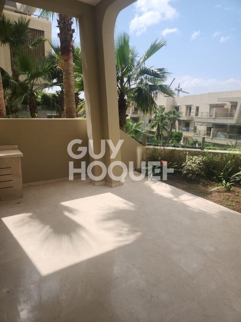 Très beau rez de jardin dans une résidence prémium à Bouskoura Ville Verte.