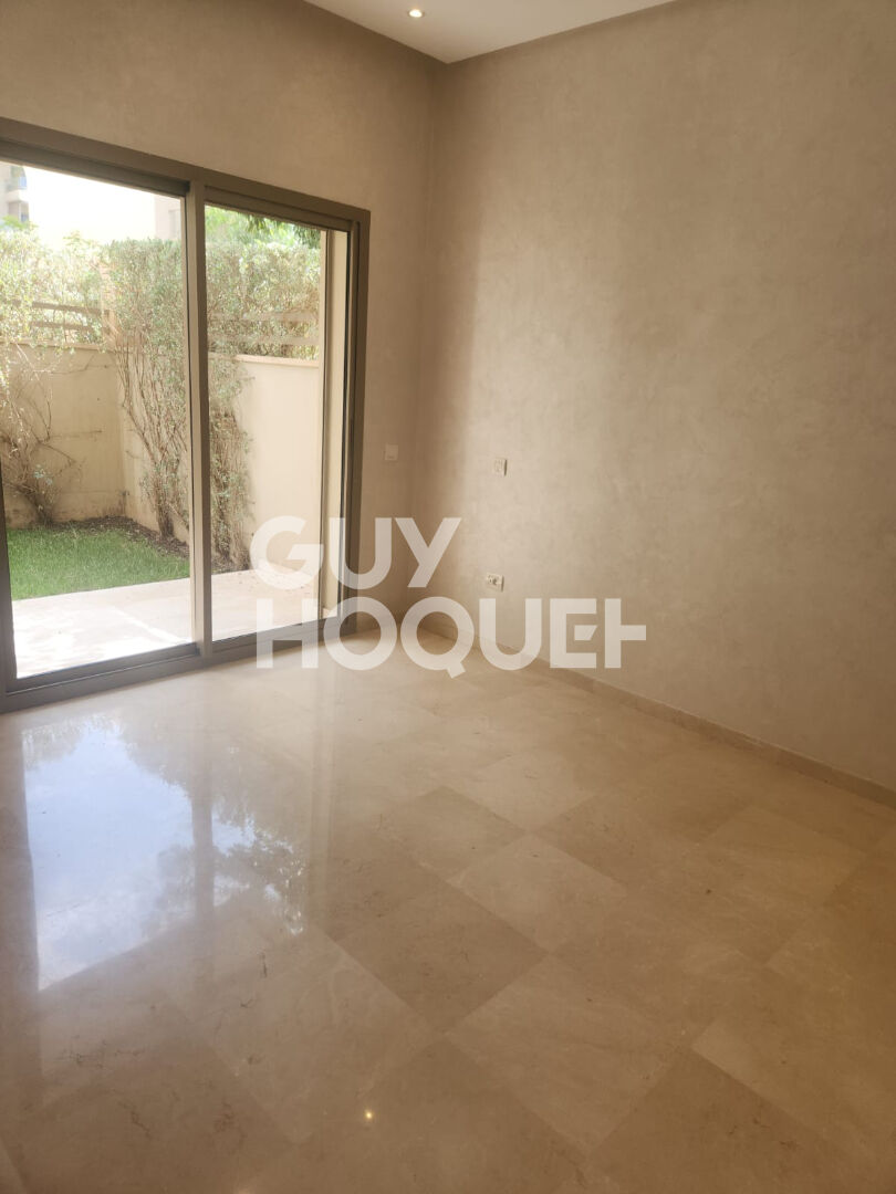 Très beau rez de jardin dans une résidence prémium à Bouskoura Ville Verte.