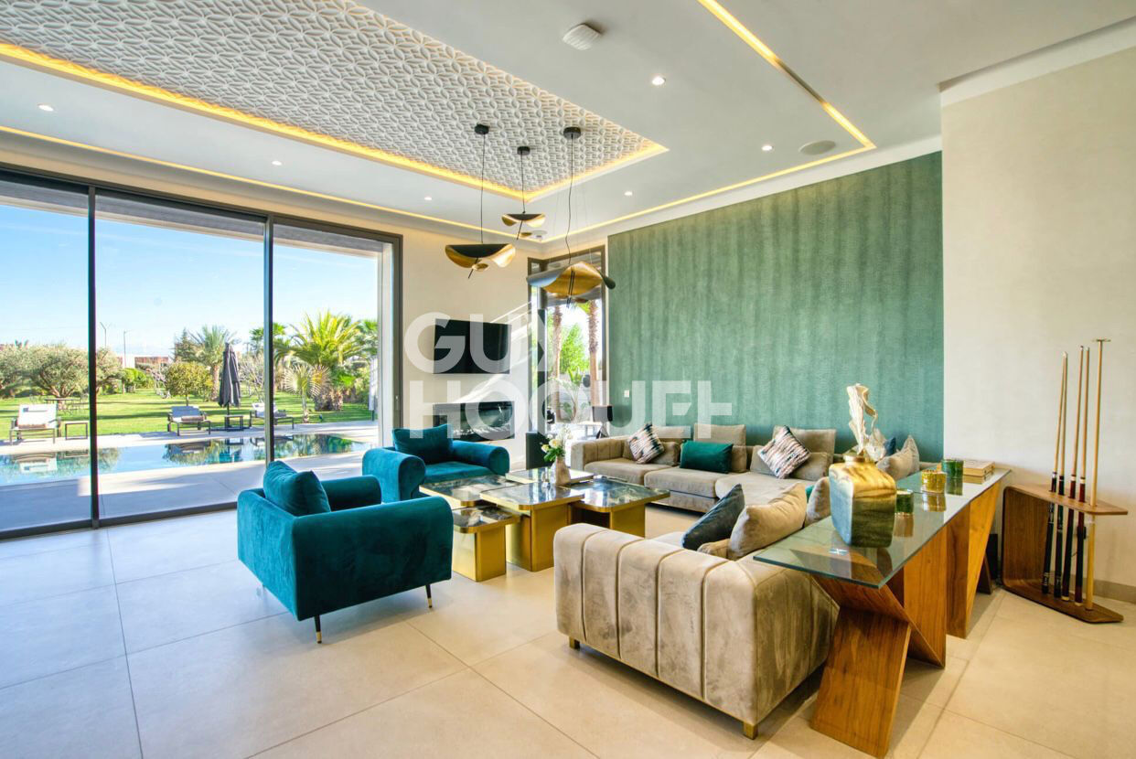 ACHAT-VENTE: VILLA DE PRESTIGE VUE FRONT GOLF