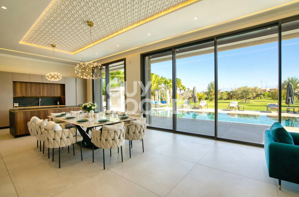 ACHAT-VENTE: VILLA DE PRESTIGE VUE FRONT GOLF