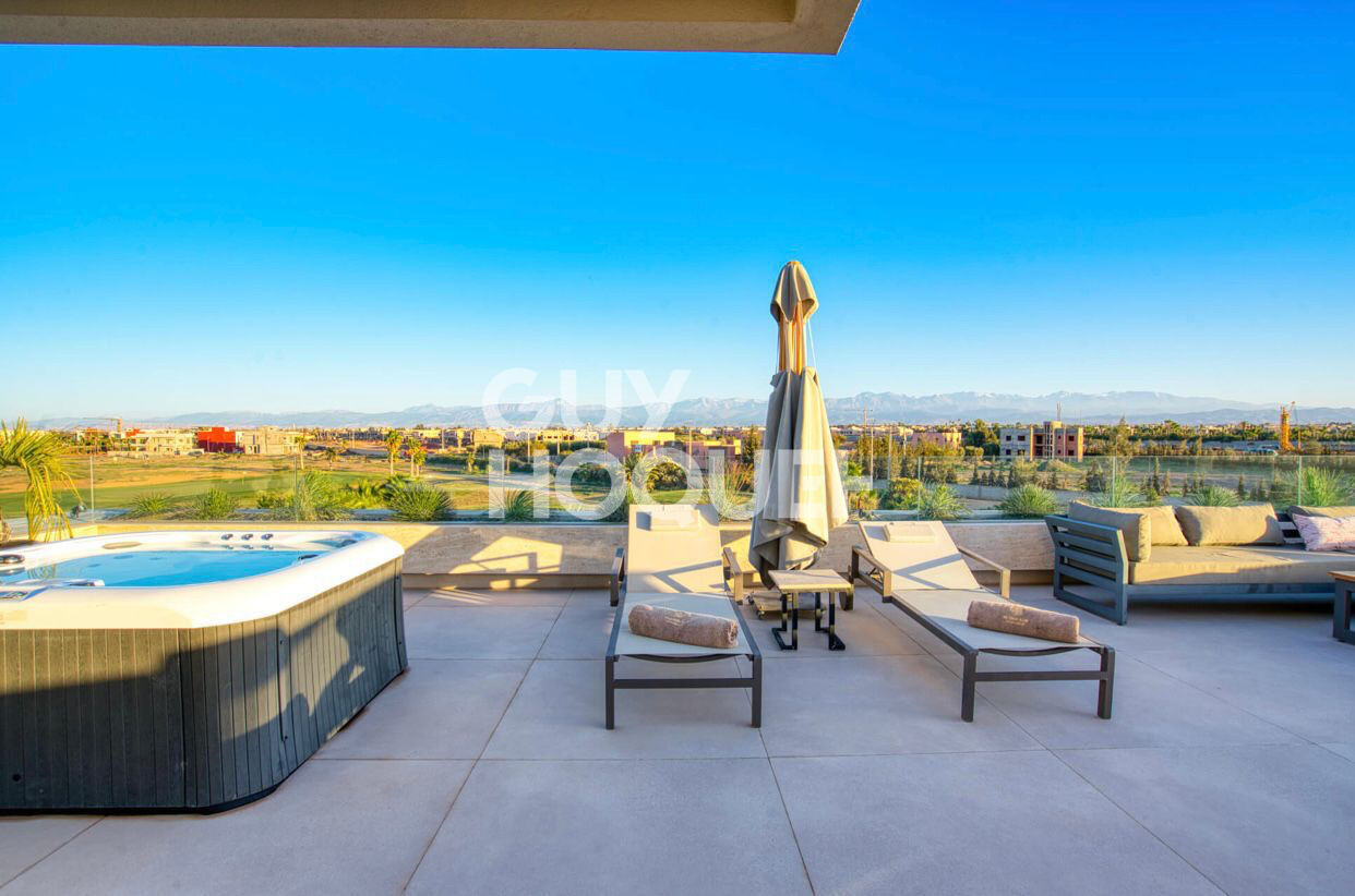 ACHAT-VENTE: VILLA DE PRESTIGE VUE FRONT GOLF