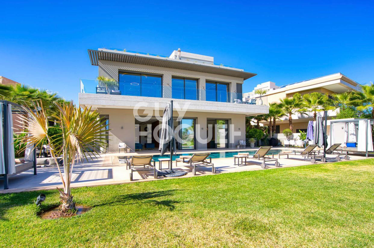 ACHAT-VENTE: VILLA DE PRESTIGE VUE FRONT GOLF